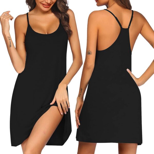 Women Racerback Sleeveless Nightgown